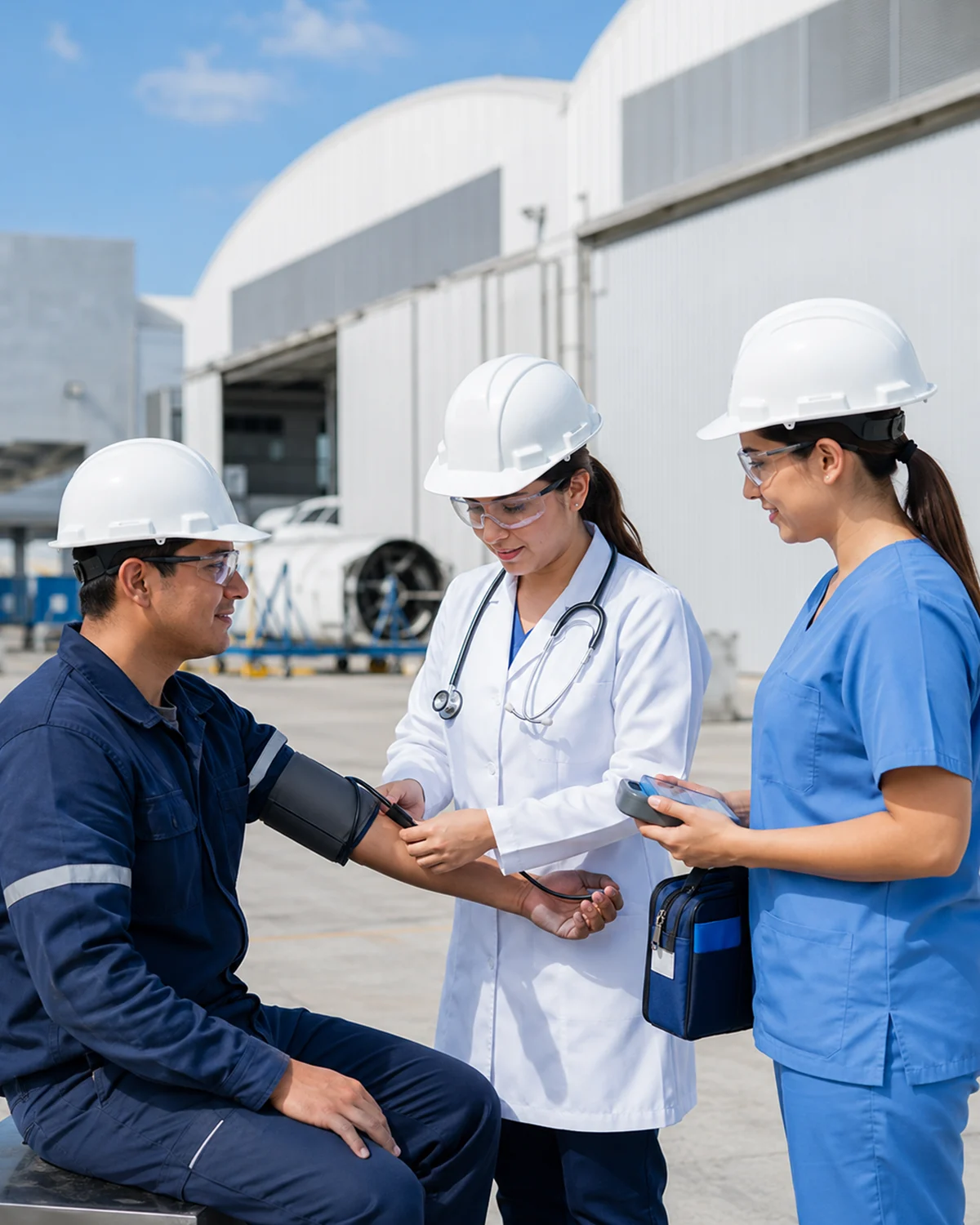 Planta industrial — entorno de operación de los clientes de DH&S